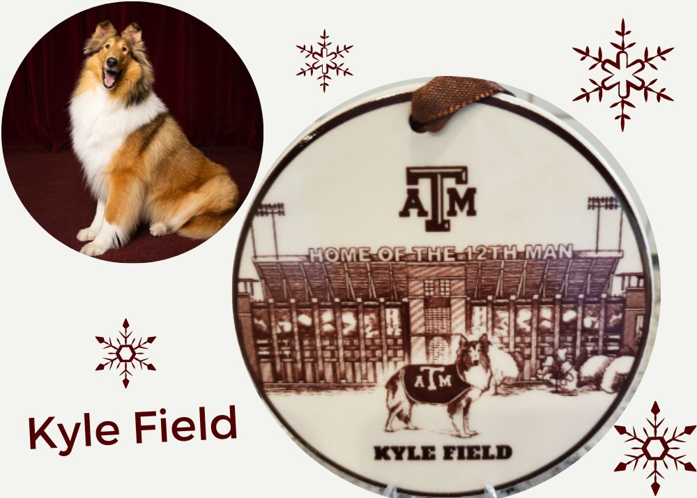 Texas A&M Ornaments  Reveille at Kyle Field – Traditions Forever