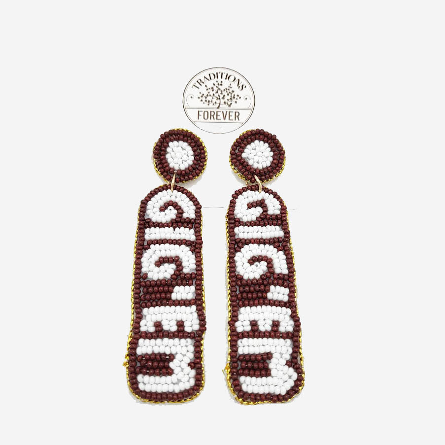 Texas A&M Gig 'Em Thumbs Up Earrings