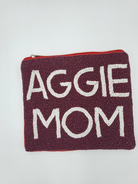Texas A&M Coin Purse |  Aggie Mom | Oversized and Gorgeous!