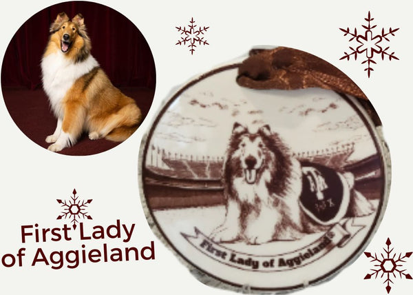 Texas A&M Ornaments | Reveille First Lady of Aggieland
