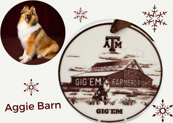 Texas A&M Ornaments | Reveille at Aggie Barn