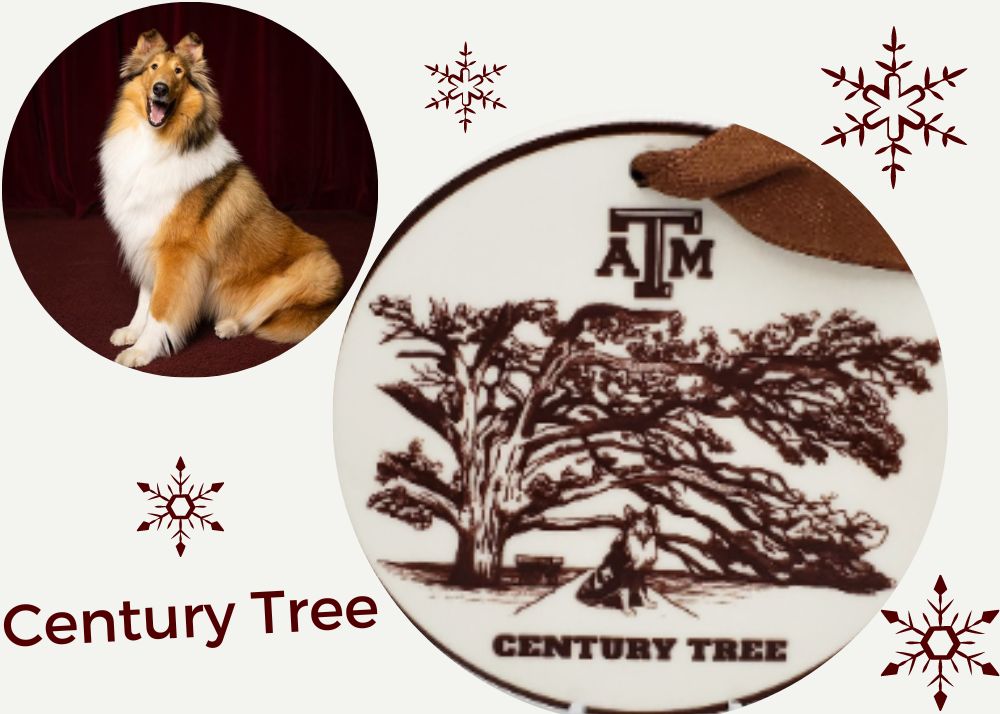 Texas A&M Ornaments | Reveille at Century Tree